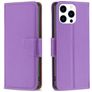 Mobigear Excellent iPhone 16 Pro Max Hoesje Bookcase Portemonnee - Paars