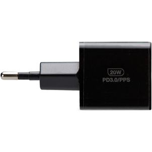 Mobigear Essentials Single USB-C Oplader USB-C 1 Meter Power Delivery 20W - Zwart