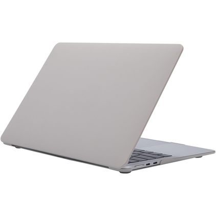 Mobigear Cream Matte MacBook Air 15 Inch (2023-2026) Hoes Hardshell Laptopcover MacBook Case - Grijs - Model A2941 / A3114 / A3241 / A3448