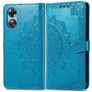 Mobigear Mandala OPPO A17 Hoesje Bookcase Portemonnee - Blauw