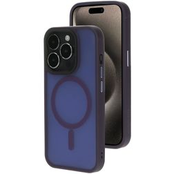 Mobiparts Hardcover iPhone 15 Pro MagSafe Hoesje Hardcase Backcover - Satin Purple