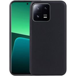 Mobigear Basics Xiaomi 14T Hoesje Flexibel TPU Backcover - Zwart