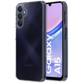 Mobiparts Classic Doorzichtig Samsung Galaxy A15 Hoesje Hardcase Backcover - Transparant