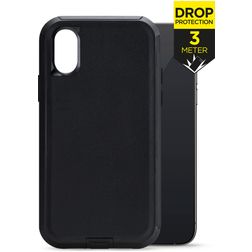 Mobilize Defender iPhone XS Hoesje Hardcase Backcover Shockproof - Zwart