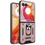Mobigear Armor Ring Motorola Razr 50 Ultra Hoesje Hardcase Backcover Shockproof met Ringhouder - Roségoud