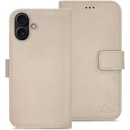 My Style Flex Wallet iPhone 16 Hoesje Bookcase Portemonnee - Warm Taupe