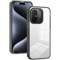 Mobigear Crystal Xiaomi Redmi 12C Hoesje Hardcase Backcover - Zwart