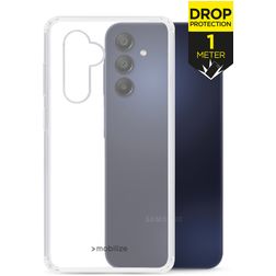 Mobilize Naked Protection Doorzichtig Samsung Galaxy A15 Hoesje Hardcase Backcover Shockproof - Transparant
