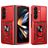 Mobigear Armor Ring Cam Slide Samsung Galaxy Z Fold 8 Ultra Hoesje Hardcase Backcover Shockproof met Ringhouder en Camera Slider - Rood