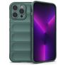 Mobigear Bumpy iPhone 14 Pro Max Hoesje Flexibel TPU Backcover - Groen