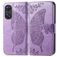 Mobigear Butterfly OPPO Reno 8T 4G Hoesje Bookcase Portemonnee - Paars
