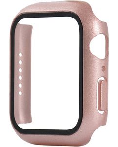 Mobigear Colors Apple Watch - 44 mm Hardcase Hoesje - Roségoud