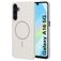 Mobiparts Slim Line Samsung Galaxy A16 MagSafe Hoesje Hardcase Backcover - Off White