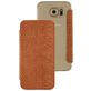 Mobilize Slim Booklet Samsung Galaxy S6 Hoesje Bookcase - Snake Apricot