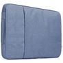Mobigear Denim Zipper Laptop Sleeve (max 21 cm x 30 cm) Laptop hoes - Marineblauw