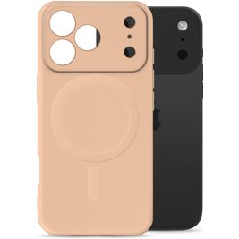 My Style Protective Flex iPhone 17 Pro Max MagSafe Hoesje Flexibel TPU Backcover - Soft Pink