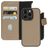 Mobiparts iPhone 14 Pro MagSafe Hoesje Echt Leer Uitneembare 2in1 Bookcase Portemonnee - Taupe