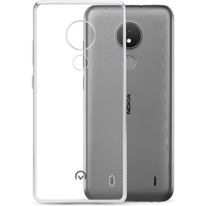 Mobilize Gelly Doorzichtig Nokia C21 Hoesje Flexibel TPU Backcover - Transparant