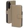 Mobiparts Samsung Galaxy A35 Hoesje Echt Leer Bookcase Portemonnee - Taupe