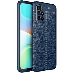 Mobigear Luxury Xiaomi Redmi 10 4G Hoesje Flexibel TPU Backcover - Blauw
