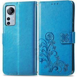 Mobigear Clover Xiaomi 12 Lite Hoesje Bookcase Portemonnee - Blauw