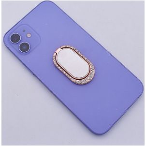 Mobigear Diamond Telefoonring - Roségoud Universeel
