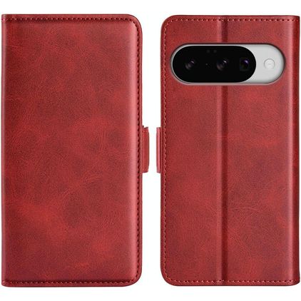 Mobigear Slim Magnet Google Pixel 10 Hoesje Bookcase Portemonnee - Rood