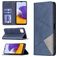Mobigear Rhombus Slim Samsung Galaxy A22 5G Hoesje Bookcase - Blauw