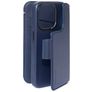Decoded Detachable Wallet iPhone 15 Pro MagSafe Hoesje Echt Leer Uitneembare 2in1 Bookcase Portemonnee - Blauw