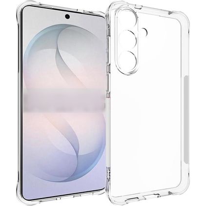 Mobigear Cushion Doorzichtig Samsung Galaxy S26 FE Hoesje Flexibel TPU Backcover - Transparant