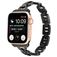 Mobigear Paris Stalen Apple Watch Bandje Vouwsluiting - 42/41/40/38 mm - Zwart