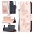 Mobigear Butterfly Samsung Galaxy S21 Hoesje Bookcase Portemonnee - Roségoud