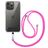 Mobigear Nylon Lanyard Universeel Telefoonkoord Verstelbaar - Paars