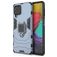 Mobigear Armor Ring Samsung Galaxy M53 Hoesje Hardcase Backcover Shockproof met Ringhouder - Blauw