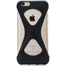 Xccess Grip iPhone 6s Siliconen Hoesje Backcover - Zwart Xccess Grip iPhone 6s Siliconen Hoesje Backcover - Zwart