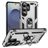 Mobigear Armor ring Samsung Galaxy S26 Ultra Hoesje Hardcase Backcover Shockproof met Ringhouder - Zilver