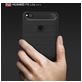 Mobigear Brushed Slim Huawei P8 Lite (2017) Hoesje Flexibel TPU Backcover - Zwart