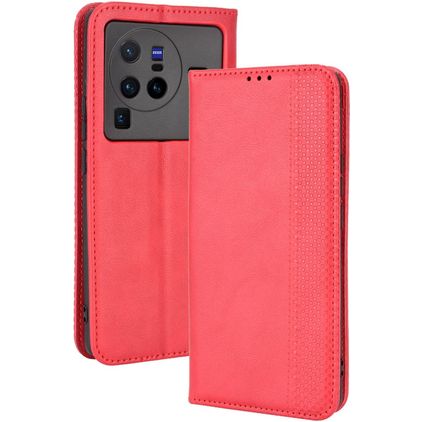 Mobigear Sensation Vivo X80 Pro Hoesje Bookcase Portemonnee - Rood
