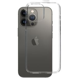 Mobiparts Classic Doorzichtig iPhone 13 Pro Max Hoesje Flexibel TPU Backcover - Transparant