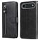 Mobigear Zipper iPhone Air Hoesje Bookcase Portemonnee - Zwart