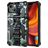 Mobigear Armor Stand iPhone 13 Hoesje Hardcase Backcover Shockproof met Standaard - Groen