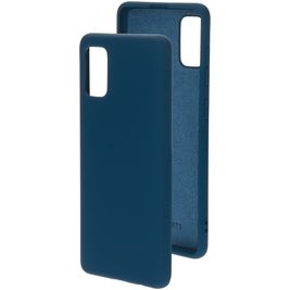 Mobiparts Samsung Galaxy A41 Siliconen Hoesje Backcover - Blueberry Blue