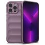 Mobigear Bumpy iPhone 14 Pro Max Hoesje Flexibel TPU Backcover - Paars