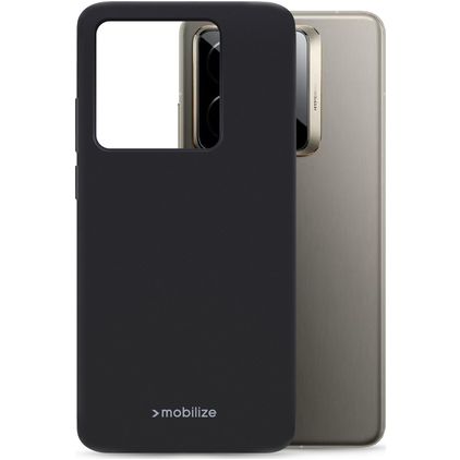 Mobilize Rubber Gelly Realme GT 7 Pro Hoesje Flexibel TPU Backcover - Zwart
