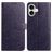 Mobigear Flowers iPhone 17 Hoesje Bookcase Portemonnee - Paars