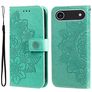 Mobigear Flowers iPhone Air Hoesje Bookcase Portemonnee - Groen