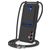 Mobigear Lanyard Card Samsung Galaxy A16 Siliconen Hoesje met koord en Pasjeshouder - Zwart
