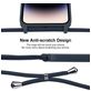 Mobigear Lanyard iPhone 14 Pro Siliconen Hoesje met koord - Donkerblauw
