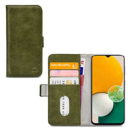 Mobilize Elite Gelly Samsung Galaxy A13 5G Hoesje Bookcase Portemonnee - Groen