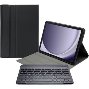 Mobilize Detachable Bluetooth Keyboard Samsung Galaxy Tab A9 Plus (2023) Hoes QWERTY Bluetooth Toetsenbord Bookcase - Zwart